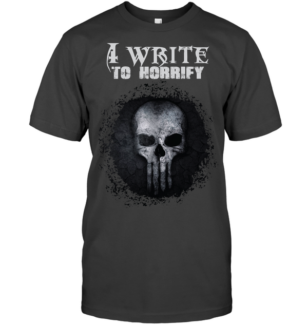 WRITE TO HORRIFY t-shirt