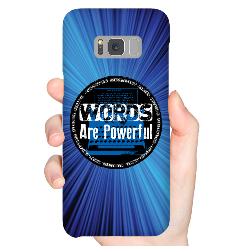 WORDS ARE POWERFUL phone case