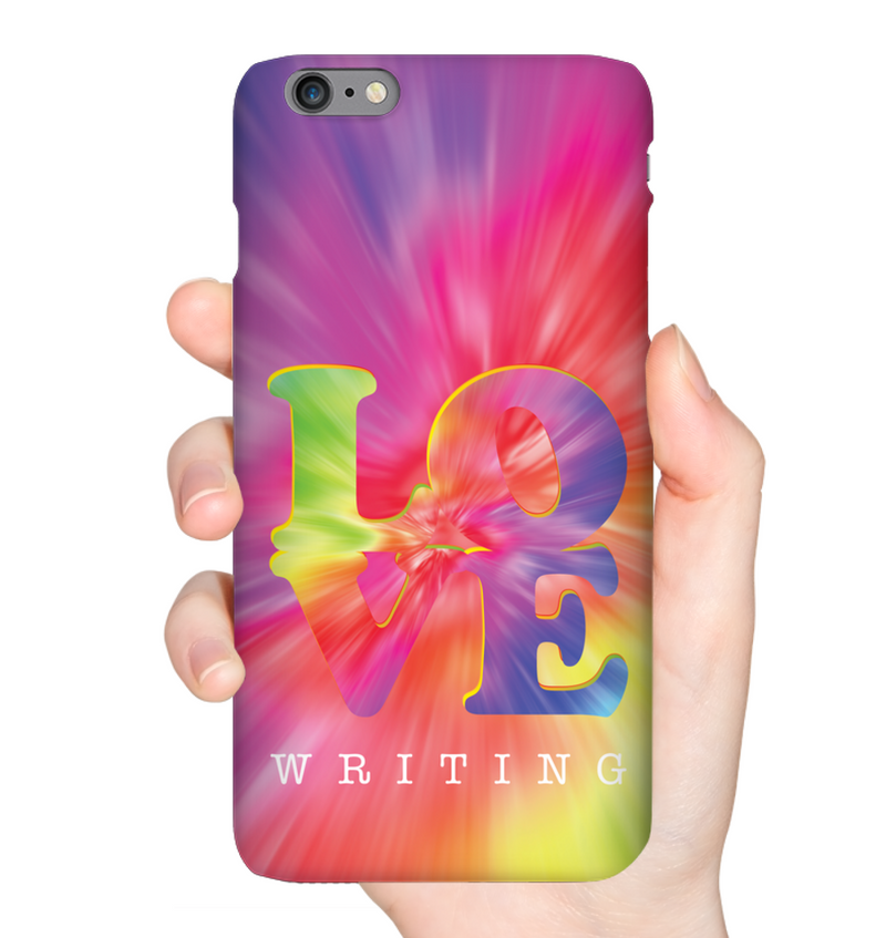 LOVE WRITING phone case