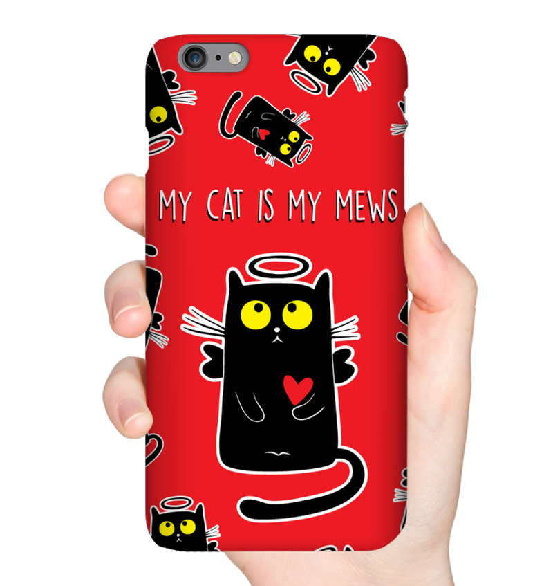 MY CAT IS MY MEWS phone case