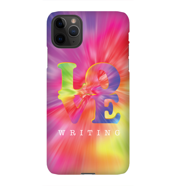 LOVE WRITING phone case