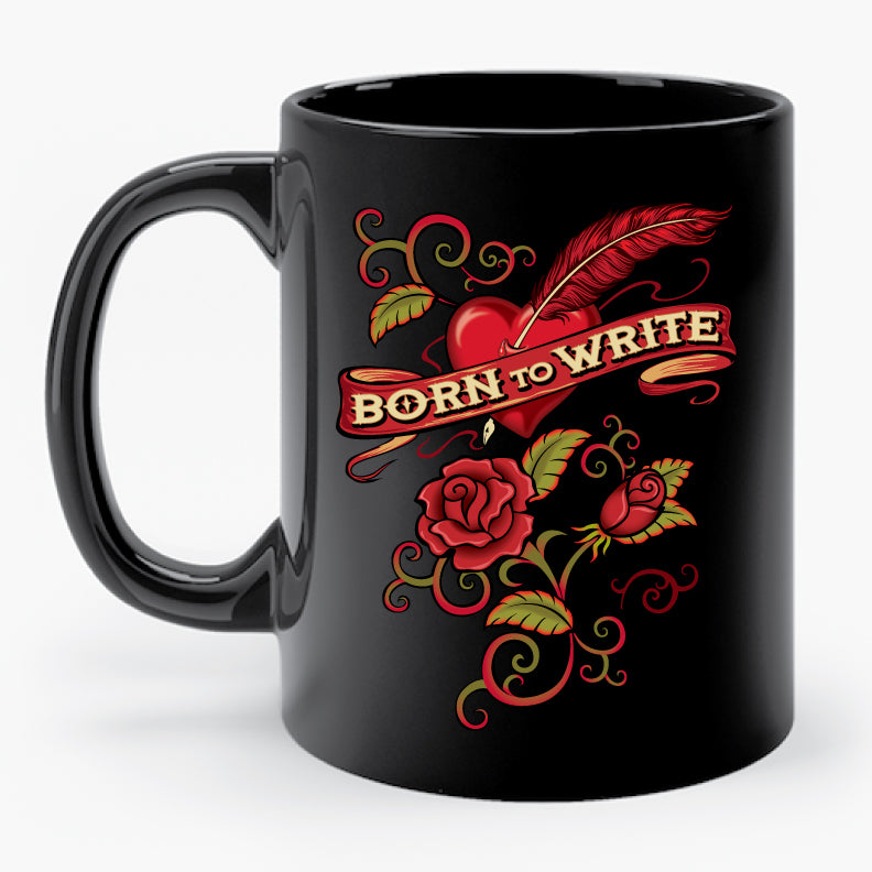 BORN TO WRITE mug